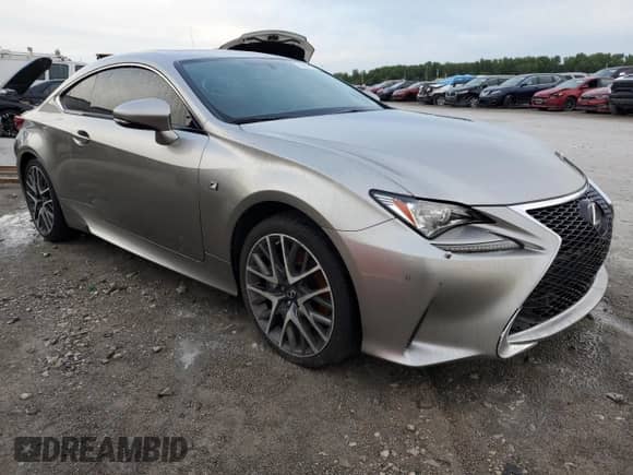 2017 Lexus RC 300 with VIN JTHSM5BC9H5002800, listed as a Copart auction lot 55964014 with 86,154 mi miles and Salvage title. Bid and sale history available at DreamBid. Image 4.
