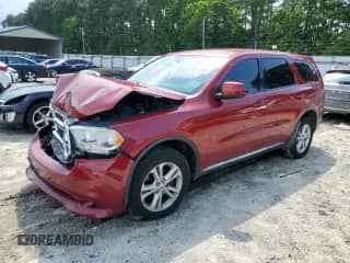 2011 Dodge Durango Express with VIN 1D4RD2GG5BC617117, listed as a Copart auction lot 63713735 with 130,660 mi miles and Salvage title. Bid and sale history available at DreamBid. Image 1.