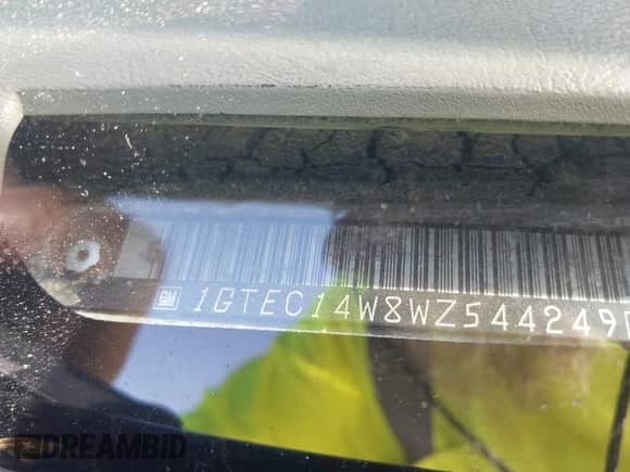 1998 GMC Sierra 1500 with VIN 1GTEC14W8WZ544249, listed as a IAAI auction lot 42477120 with 222,101 mi miles and . Bid and sale history available at DreamBid. Image 9.