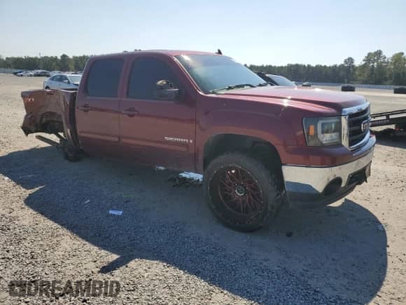 2009 GMC Sierra 1500 with VIN 3GTEC33259G100048, listed as a Copart auction lot 74767884 with 190,190 mi miles and Salvage title. Bid and sale history available at DreamBid. Image 4.