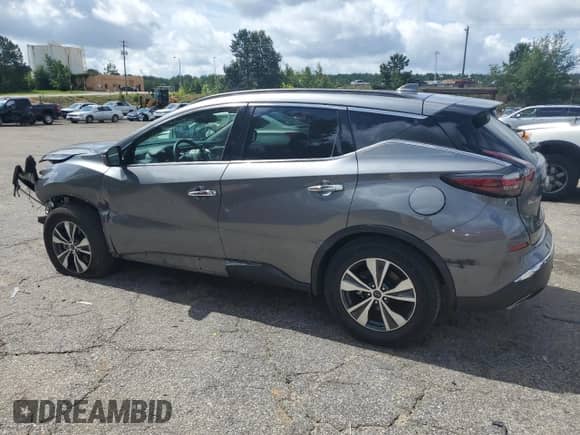 2024 Nissan Murano SV with VIN 5N1AZ2BS4RC113915, listed as a Copart auction lot 60966065 with 61,604 mi miles and Salvage title. Bid and sale history available at DreamBid. Image 2.