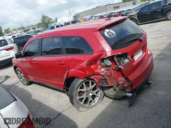2013 Dodge Journey R/T z VIN 3C4PDCEGXDT588766, wystawiony jako Copart lot #59478825 z przebiegiem 266 723 mil mil oraz Szkoda całkowita • Salvage title. Historia ofert i sprzedaży dostępna na DreamBid. Obrazek 2.