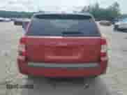 2007 Jeep Compass Sport with VIN 1J8FT47W57D112226, listed as a Copart auction lot 66689875 with 124,276 mi miles and Salvage title. Bid and sale history available at DreamBid. Image 6.
