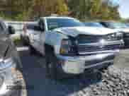 2015 Chevrolet Silverado 2500HD Work Truck with VIN 1GC0KUEG5FZ142467, listed as a Copart auction lot 80499545 with 92,695 mi miles and Salvage title. Bid and sale history available at DreamBid. Image 4.