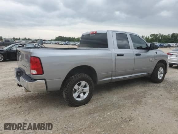 2023 Ram 1500 Tradesman z VIN 1C6RR7FT5PS537475, wystawiony jako Copart lot #55793415 z przebiegiem 46 382 mil mil oraz Szkoda całkowita • Salvage title. Historia ofert i sprzedaży dostępna na DreamBid. Obrazek 3.