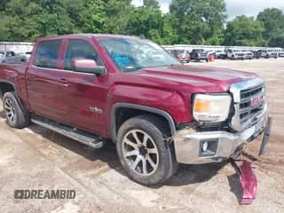 2015 GMC Sierra 1500 SLE with VIN 3GTP1UEC3FG121518, listed as a IAAI auction lot 42243840 with 196,108 mi miles and . Bid and sale history available at DreamBid. Image 1.