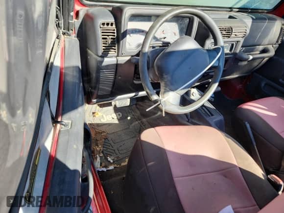 2001 Jeep Wrangler SE with VIN 1J4FA29P31P332021, listed as a Copart auction lot 91076825 with Not provided miles and Clean title. Bid and sale history available at DreamBid. Image 8.