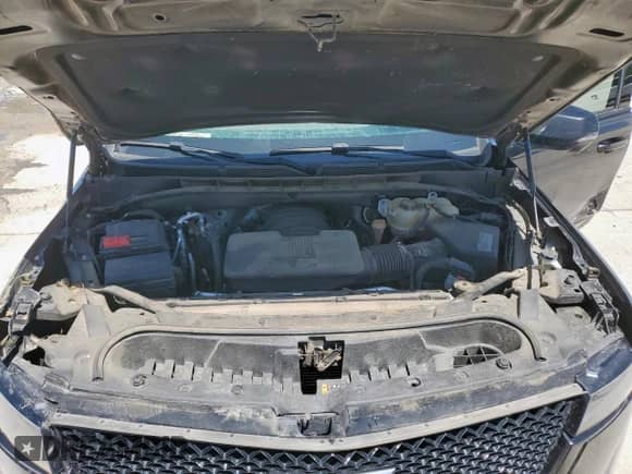 2021 Cadillac Escalade ESV Sport Platinum with VIN 1GYS4RKL9MR295703, listed as a Copart auction lot 54275805 with 77,996 mi miles and Non repairable. Bid and sale history available at DreamBid. Image 12.