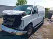 2018 Chevrolet Express Cargo with VIN 1GCWGAFG0J1909366, listed as a IAAI auction lot 42105840 with 533,910 mi miles and . Bid and sale history available at DreamBid. Image 2.
