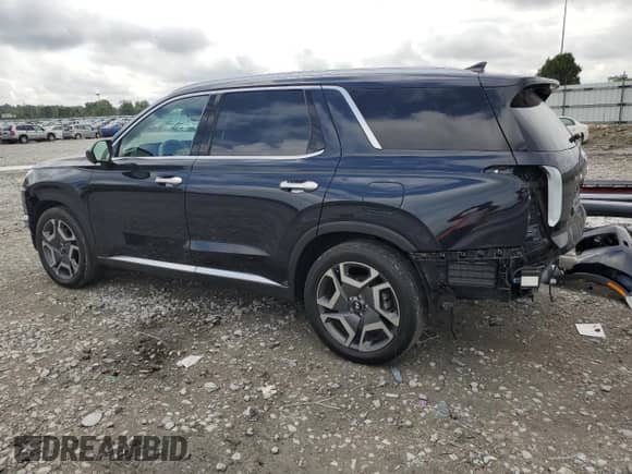2023 Hyundai Palisade Limited z VIN KM8R5DGE7PU546956, wystawiony jako Copart lot #81670955 z przebiegiem 43 588 mil mil oraz Szkoda całkowita • Salvage title. Historia ofert i sprzedaży dostępna na DreamBid. Obrazek 2.
