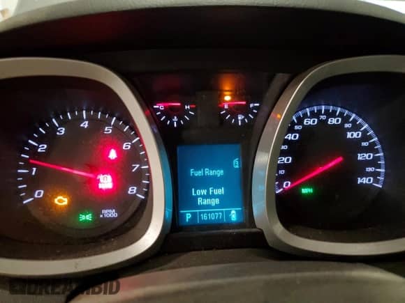 2011 Chevrolet Equinox 2LT with VIN 2CNFLNEC1B6473476, listed as a Copart auction lot 63272815 with 161,077 mi miles and Salvage title. Bid and sale history available at DreamBid. Image 9.