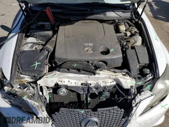 2013 Lexus IS 250 z VIN JTHBF5C24D5190376, wystawiony jako Copart lot #85324435 z przebiegiem 187 736 mil mil oraz Szkoda całkowita • Salvage title. Historia ofert i sprzedaży dostępna na DreamBid. Obrazek 11.