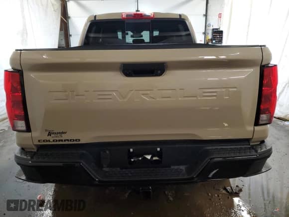 2023 Chevrolet Colorado 4WD Trail Boss with VIN 1GCPTEEKXP1160968, listed as a Copart auction lot 57689353 with 235 mi miles and . Bid and sale history available at DreamBid. Image 6.