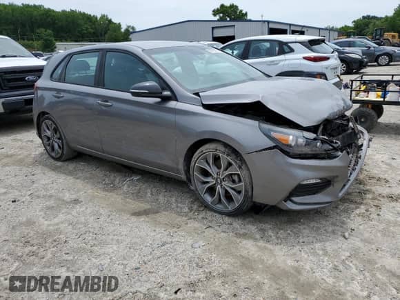 2020 Hyundai Elantra N Line z VIN KMHH55LC5LU135670, wystawiony jako Copart lot #58755055 z przebiegiem 42 597 mil mil oraz Szkoda całkowita • Salvage title. Historia ofert i sprzedaży dostępna na DreamBid. Obrazek 4.