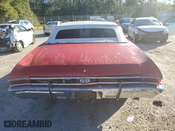1968 Chevrolet Chevelle с VIN 138678Z112883, выставлен на аукционе Copart как лот 72950564 с пробегом Не указан миль и Списание • Salvage title. История ставок и продаж доступна на DreamBid. Изображение 6.
