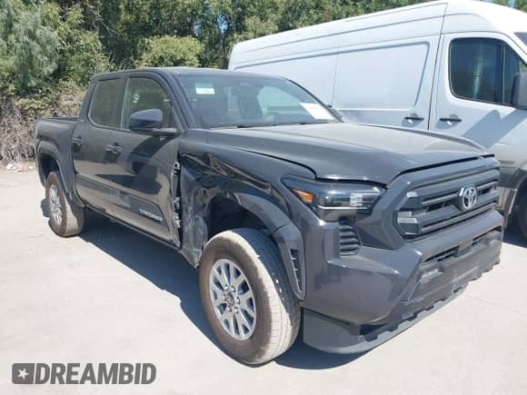 2024 Toyota Tacoma TRD Off Road with VIN 3TMLB5JN7RM022960, listed as a IAAI auction lot 43431604 with 25,332 mi miles and . Bid and sale history available at DreamBid. Image 1.