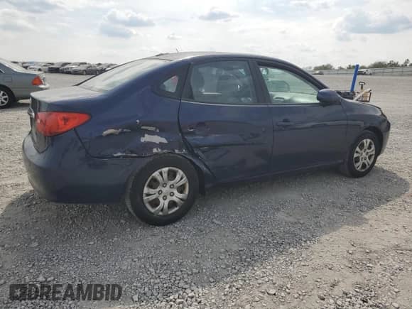 2010 Hyundai Elantra GLS with VIN KMHDU4AD2AU164919, listed as a Copart auction lot 81503925 with 178,785 mi miles and Salvage title. Bid and sale history available at DreamBid. Image 3.