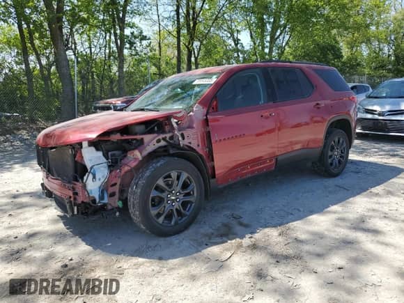 2021 Chevrolet Traverse RS с VIN 1GNERJKW6MJ226005, выставлен на аукционе Copart как лот 55645305 с пробегом 89 766 миль миль и Списание • Salvage title. История ставок и продаж доступна на DreamBid. Изображение 1.