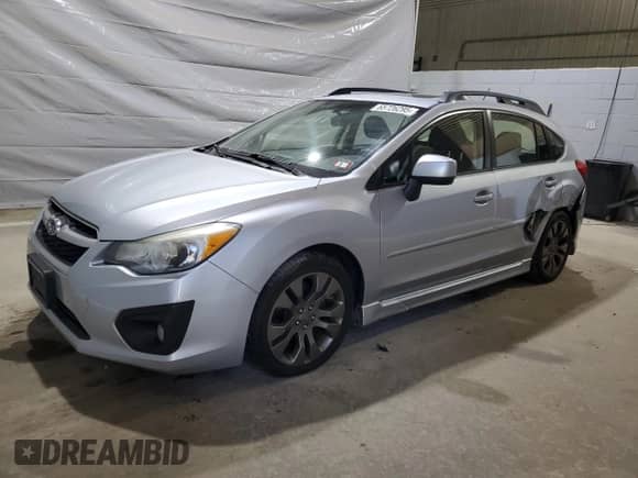 2014 Subaru Impreza Special Sports Limited with VIN JF1GPAS65E8265058, listed as a Copart auction lot 65726295 with 164,704 mi miles and Salvage title. Bid and sale history available at DreamBid. Image 1.