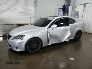 2007 Lexus IS 250 with VIN JTHCK262872014835, listed as a Copart auction lot 61559185 with 233,151 mi miles and Salvage title. Bid and sale history available at DreamBid. Image 1.