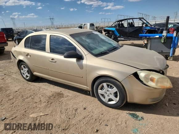 2005 Chevrolet Cobalt with VIN 1G1AK52F857556948, listed as a Copart auction lot 80734735 with 162,477 mi miles and Salvage title. Bid and sale history available at DreamBid. Image 4.