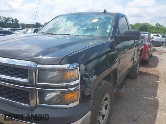 2014 Chevrolet Silverado 1500 Work Truck with VIN 1GCNCPEHXEZ418167, listed as a IAAI auction lot 42547018 with 143,598 mi miles and . Bid and sale history available at DreamBid. Image 6.