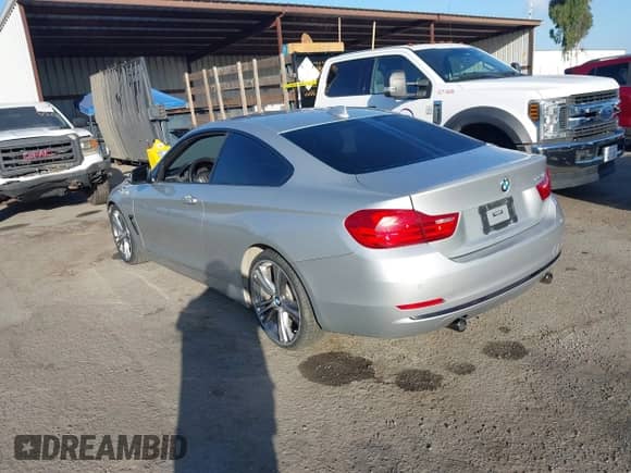 2014 BMW 4 Series 435i with VIN WBA3R1C53EK191969, listed as a IAAI auction lot 43513670 with 56,045 mi miles and . Bid and sale history available at DreamBid. Image 3.