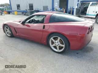 2006 Chevrolet Corvette with VIN 1G1YY26U665106605, listed as a Copart auction lot 74205954 with 110,163 mi miles and Salvage title. Bid and sale history available at DreamBid. Image 2.