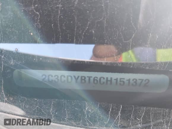 2012 Dodge Challenger R/T Plus with VIN 2C3CDYBT6CH151372, listed as a IAAI auction lot 43319618 with 111,990 mi miles and . Bid and sale history available at DreamBid. Image 9.