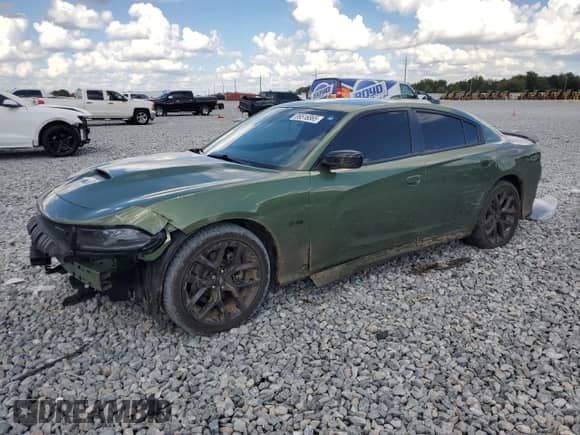 2023 Dodge Charger R/T with VIN 2C3CDXCT8PH635977, listed as a Copart auction lot 89516865 with 18,191 mi miles and Salvage title. Bid and sale history available at DreamBid. Image 1.