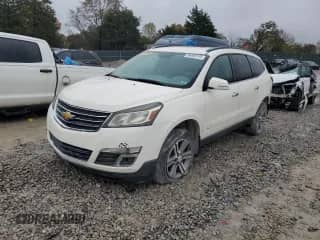 2015 Chevrolet Traverse LT with VIN 1GNKRHKD3FJ130362, listed as a Copart auction lot 90465135 with 220,232 mi miles and Salvage title. Bid and sale history available at DreamBid. Image 1.