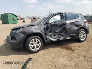 2024 Jeep Compass Sport with VIN 3C4NJDAN4RT133705, listed as a Copart auction lot 68788895 with 50,508 mi miles and Salvage title. Bid and sale history available at DreamBid. Image 1.