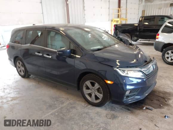 2019 Honda Odyssey EX-L с VIN 5FNRL6H7XKB007559, выставлен на аукционе IAAI как лот 42924505 с пробегом 88 677 миль миль и . История ставок и продаж доступна на DreamBid. Изображение 1.