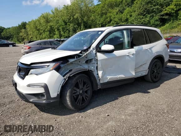 2021 Honda Pilot Black Edition with VIN 5FNYF6H70MB053861, listed as a Copart auction lot 65342925 with 63,440 mi miles and Salvage title. Bid and sale history available at DreamBid. Image 1.