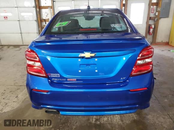 2017 Chevrolet Sonic LT with VIN 1G1JD5SB6H4103389, listed as a Copart auction lot 44377245 with 79,731 mi miles and Salvage title. Bid and sale history available at DreamBid. Image 6.