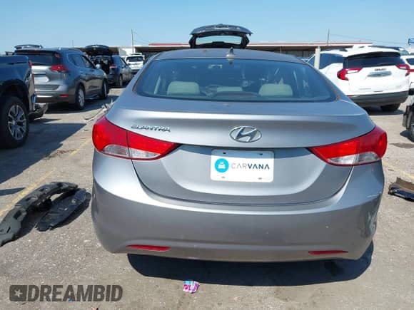 2013 Hyundai Elantra GLS with VIN KMHDH4AE6DU681271, listed as a IAAI auction lot 43172094 with Not provided miles and . Bid and sale history available at DreamBid. Image 16.
