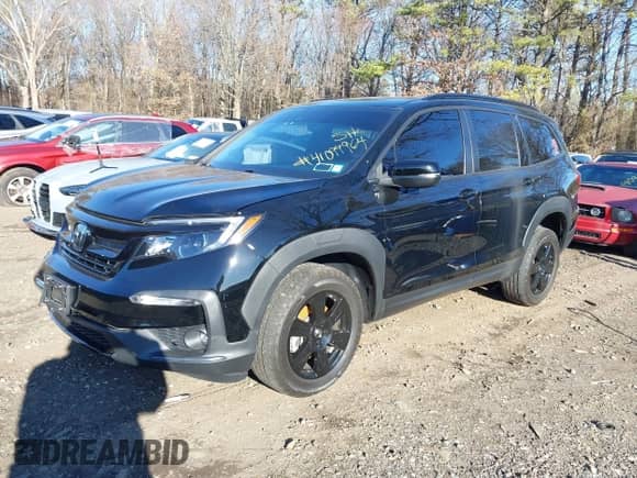 2022 Honda Pilot TrailSport with VIN 5FNYF6H86NB079584, listed as a IAAI auction lot 41099964 with 17,343 mi miles and . Bid and sale history available at DreamBid. Image 18.