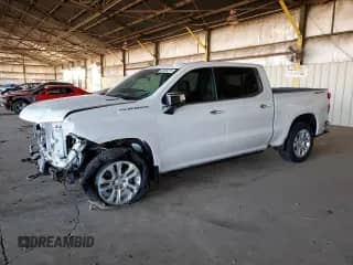 2023 Chevrolet Silverado 1500 LTZ with VIN 1GCUDGE80PZ222282, listed as a Copart auction lot 52809275 with 38,089 mi miles and Salvage title. Bid and sale history available at DreamBid. Image 1.