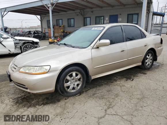 2001 Honda Accord EX with VIN JHMCG66851C002737, listed as a Copart auction lot 55276445 with 202,230 mi miles and Salvage title. Bid and sale history available at DreamBid. Image 1.