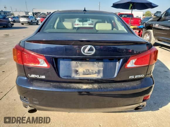 2009 Lexus IS 250 с VIN JTHBK262795096781, выставлен на аукционе Copart как лот 86554625 с пробегом 89 272 миль миль и Списание • Salvage title. История ставок и продаж доступна на DreamBid. Изображение 6.