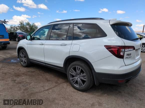 2022 Honda Pilot Sport с VIN 5FNYF5H3XNB037319, выставлен на аукционе Copart как лот 59355825 с пробегом 59 499 миль миль и Списание • Salvage title. История ставок и продаж доступна на DreamBid. Изображение 2.