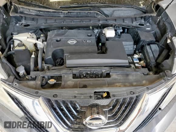 2017 Nissan Murano S with VIN 5N1AZ2MGXHN179624, listed as a Copart auction lot 80635965 with 193,796 mi miles and Salvage title. Bid and sale history available at DreamBid. Image 12.