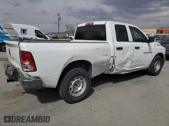 2011 Ram 1500 ST with VIN 1D7RB1GK0BS576960, listed as a Copart auction lot 50375265 with 107,754 mi miles and Salvage title. Bid and sale history available at DreamBid. Image 3.