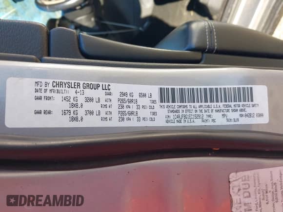 2014 Jeep Grand Cherokee Limited с VIN 1C4RJFBG1EC152912, выставлен на аукционе IAAI как лот 43529992 с пробегом 305 436 миль миль и . История ставок и продаж доступна на DreamBid. Изображение 9.