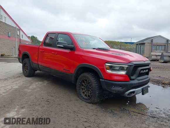 2019 Ram 1500 Rebel с VIN 1C6SRFET3KN831977, выставлен на аукционе IAAI как лот 43157744 с пробегом 81 675 миль миль и . История ставок и продаж доступна на DreamBid. Изображение 1.