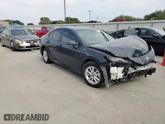 2025 Toyota Camry LE с VIN 4T1DAACK8SU526658, выставлен на аукционе Copart как лот 71537155 с пробегом Не указан миль и Списание • Salvage title. История ставок и продаж доступна на DreamBid. Изображение 13.