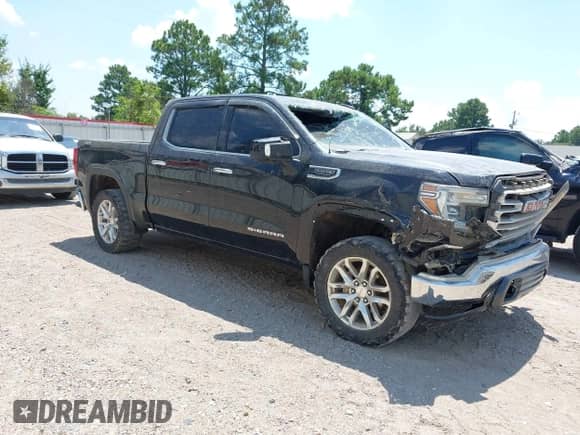 2022 GMC Sierra 1500 SLT with VIN 3GTU9DED6NG158436, listed as a IAAI auction lot 43065216 with 115,861 mi miles and . Bid and sale history available at DreamBid. Image 1.