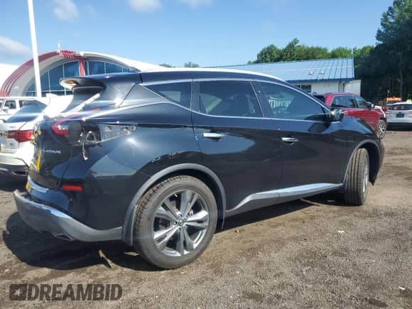 2019 Nissan Murano Platinum z VIN 5N1AZ2MJ6KN101408, wystawiony jako Copart lot #64639835 z przebiegiem 53 093 mil mil oraz Szkoda całkowita • Salvage title. Historia ofert i sprzedaży dostępna na DreamBid. Obrazek 3.