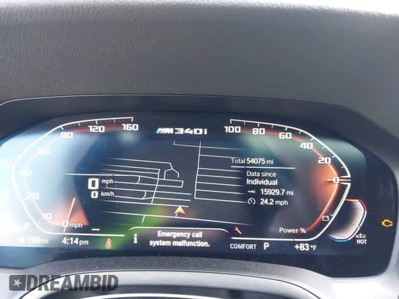 2021 BMW 3 Series M340i xDrive с VIN 3MW5U9J01M8B62743, выставлен на аукционе IAAI как лот 43140524 с пробегом 54 075 миль миль и . История ставок и продаж доступна на DreamBid. Изображение 15.