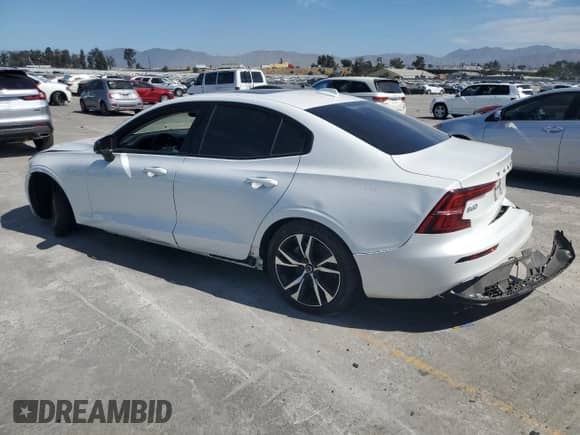2024 Volvo S60 Core Dark Theme with VIN 7JRL12FK7RG325202, listed as a Copart auction lot 69987415 with 15,358 mi miles and Salvage title. Bid and sale history available at DreamBid. Image 2.